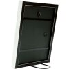 S46DF1 Marco blanco con borde plateado 13x18 cm
