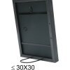 S46DF2 Marco negro con borde plateado 10x15 cm