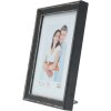 S46DF2 Marco negro con borde plateado 18x24 cm
