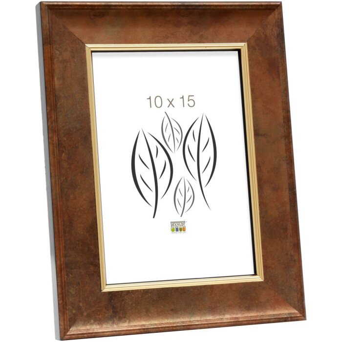 S46EA3 Marco de madera dorado 20x28 cm