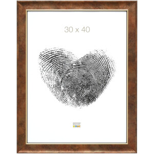 S46EA3 Marco de madera dorado 20x28 cm