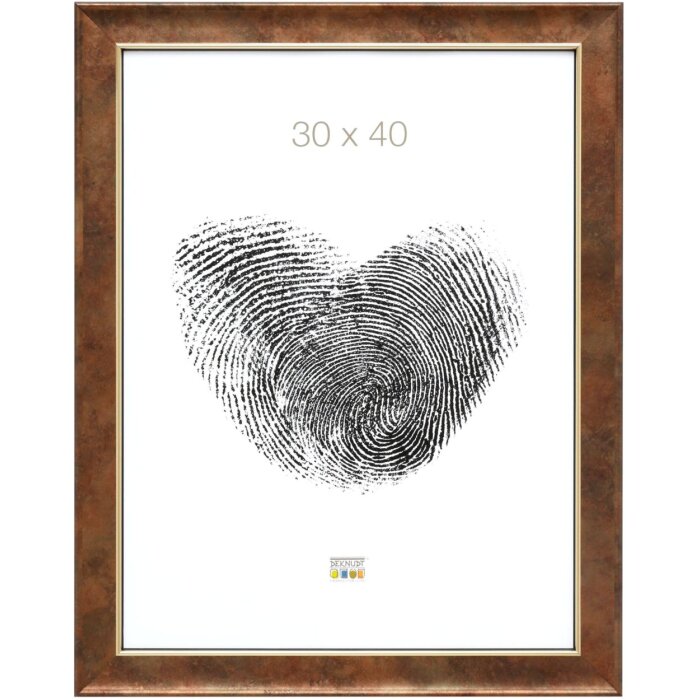 S46EA3 Marco de madera dorado 30x45 cm