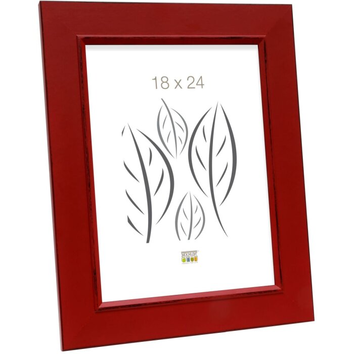 S46FF4 Marco pintado en rojo 15x15 cm