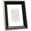 S46GD2 Marco en negro combinado con color plata 30x40 cm
