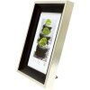 S46GD2 Marco en negro combinado con color plata 30x40 cm