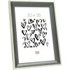 S46GD7 Marco en gris combinado con color plata 18x24 cm