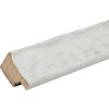 S46HF1 Marco de madera blanco con superficie ondulada 18x24 cm