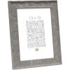 S46HF7 Marco de madera gris con superficie ondulada 15x20 cm