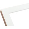 S46JH1 Marco de madera blanco con borde color madera 18x24 cm