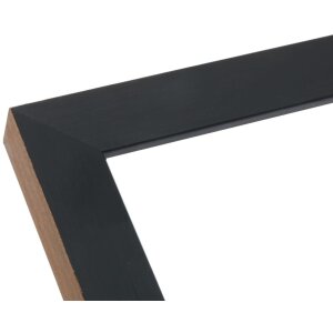 S46JH2 Marco de madera negro con borde de color madera 13x18 cm