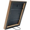 S46JH2 Marco de madera negro con borde color madera 20x30 cm