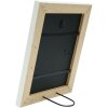 S46KF1 Marco de madera blanco con ribete perlado 30x40 cm