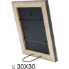 S46KF2 Marco de madera negro con ribete perlado 13x18 cm