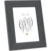 S46KF2 Marco de madera negro con ribete perlado 30x45 cm