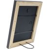 S46KF2 Marco de madera negro con ribete perlado 30x45 cm