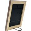S46KF3 Marco de madera beige con ribete perla 10x15 cm