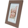 S46KF3 Marco de madera beige con ribete perlado 20x28 cm
