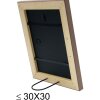 S46KF3 Marco de madera beige con ribete perlado 20x28 cm