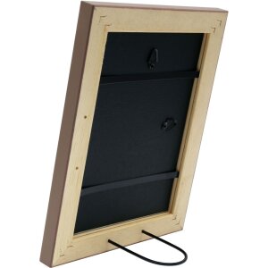 S46KF3 Marco de madera beige con ribete perla 24x30 cm