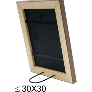 S46KF3 Marco de madera beige con ribete perla 24x30 cm