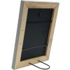 S46KF7 Marco de madera gris con ribete perla 20x25 cm