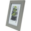 S46KF7 Marco de madera gris con ribete perla 30x30 cm
