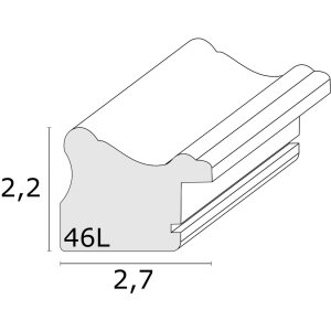Marco de fotos Deknudt S46LF3 beige estilo rústico 10x15 cm