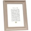 Marco de madera Deknudt S46LF3 beige estilo rústico 18x24 cm