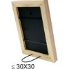 Marco de madera Deknudt S46LF3 beige estilo rústico 18x24 cm