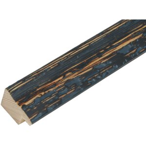 S46MF2 Marco de madera negro envejecido 20x20 cm