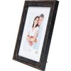 S46MF2 Marco de madera negro envejecido 20x20 cm