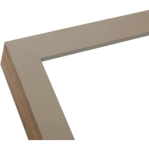 S46PH3 Marco de madera beige con borde color madera 15x15 cm