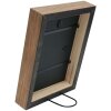 S46PH3 Marco de madera beige con borde color madera 15x15 cm