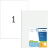 Etiquetas A3 Premium, papel blanco 297x420 mm mate 100 unid.