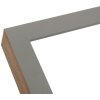 S46PH7 Marco de madera gris con borde color madera 20x20 cm
