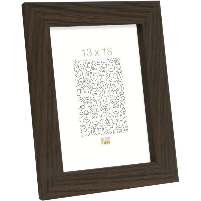 S49BH2 Marco de madera oscura 13x18 cm