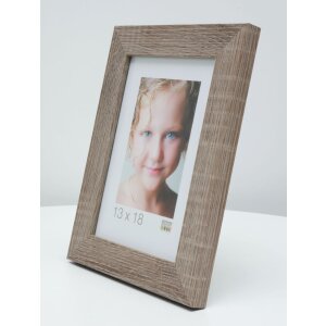 Marco de madera Deknudt S49BH3 gris 20x20 cm