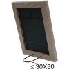S49BH3 Marco en madera color gris 30x30 cm