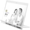 S58SD1 Marco transparente de 5,4 mm de grosor con soporte blanco 13x18 cm