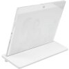 S58SD1 Marco transparente de 5,4 mm de grosor con soporte blanco 13x18 cm