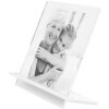 S58SD1 Marco transparente de 5,4 mm de grosor con soporte blanco 13x18 cm