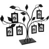 S65YJ1 Árbol de fotos de metal en negro 4x6 cm