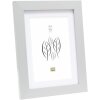 S66KD1 Marco en color plata con paspartú 50x70 cm