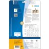 Etiquetas código QR A4 40x40 mm cuadradas papel blanco mate opaco 600 unid.