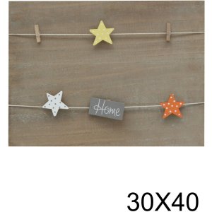 S67TT2 Pared de madera con pinzas 50x50 cm
