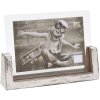 S67TZ1 Portafotos pintado blanco para 1 foto horizontal 13x18 cm