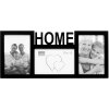 S68NK2 Marco negro para 3 fotos - HOME 10x15 cm