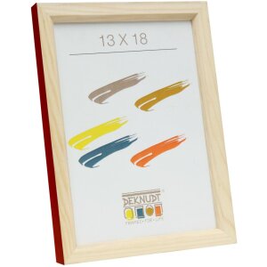 S233H1 Marco de madera con borde exterior de color