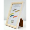 S233H1 Marco de madera con borde exterior de color