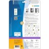 Etiquetas para carpetas A4 blanco 59x297 mm Papel movible-desmontable mate opaco 75 unid.